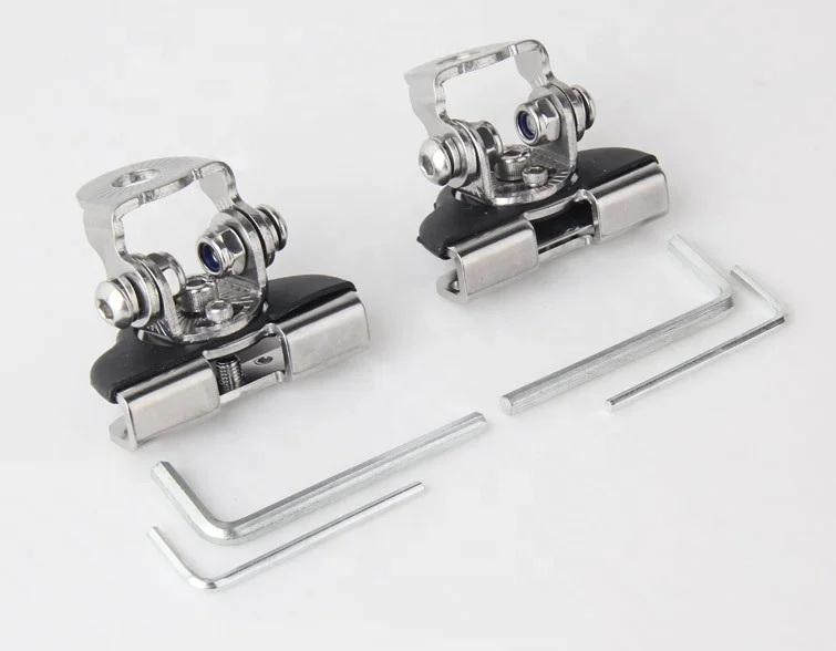 2PCS Universal Adjustable Pillar Hood  Stainless Steel Auto Hood Led Light Bracket Led Light Mounting Holder