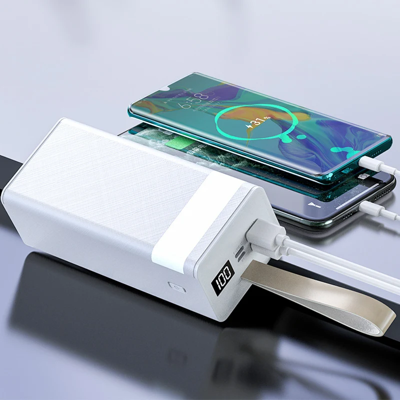 Многофункциональный Универсальный 50000 мАч большой емкости мобильный Powerbank 40000 Зарядка Power Bank поставка рекламный подарок