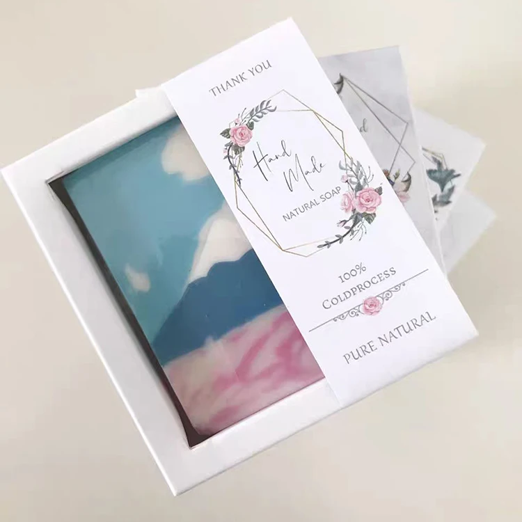 luxury handmade soap paper packaging box custom liquid bar soap box packaging for handmade soaps