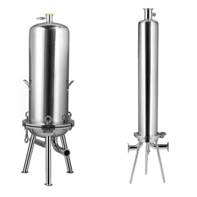 Food grade 304 stainless steel liquid filter housing virgin coconut oil cold press machine for Sri lanka coconut oil filtration