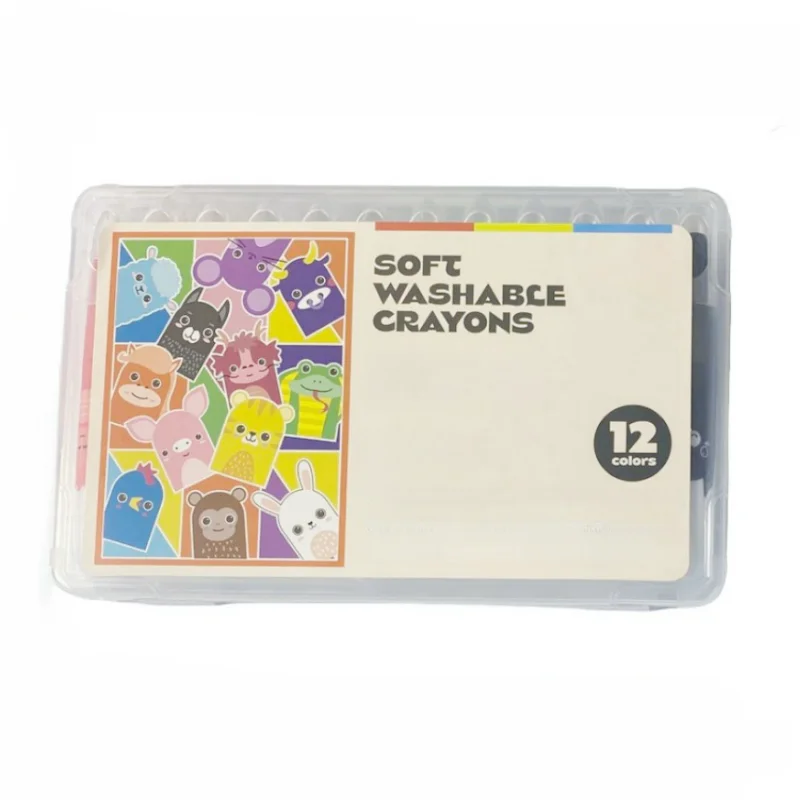 12-Color Oil Painting Crayon Set Spin Flash Stick with Silky Smooth and Washable Graffiti for Artistic Expression