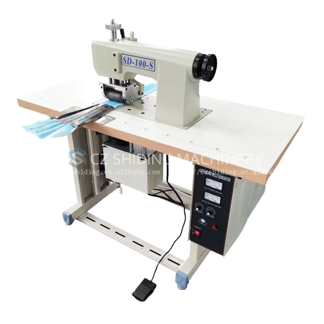 300MM Ultrasonic Lace Sewing Machine for All Kinds Fabrics SD-100-S from Shiding