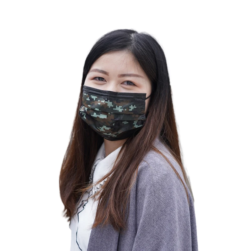 Camouflage masks fashion protective masks disposable mask