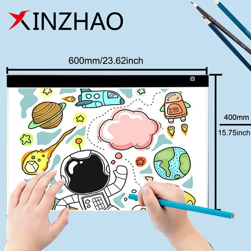 Ultra-Thin LED Tracing Light pad USB Power Cable Dimming Brightness Portable A2 A3 A4 LED drawing board for diamond painting