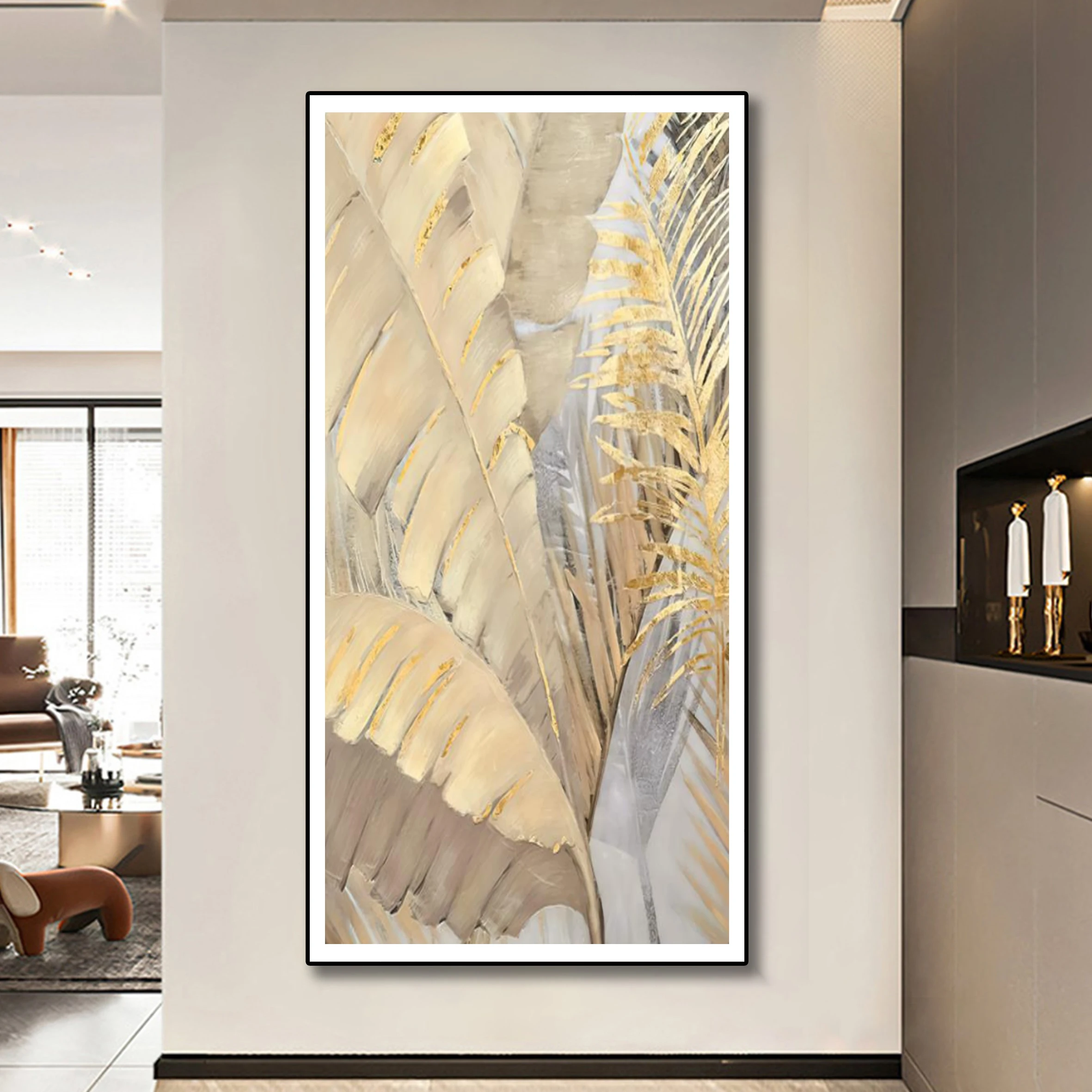 Guanjun Living Room Decor Flowers Paintings Still Life Artwork Design Hand Oil Canvas Painting Wall Arts