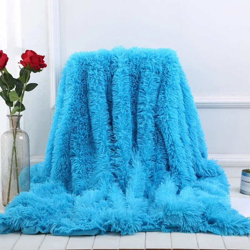 Fluffy Soft Warm Winter Baby Blanket Wholesale Home Travel Hotel Office Cheap Blanket