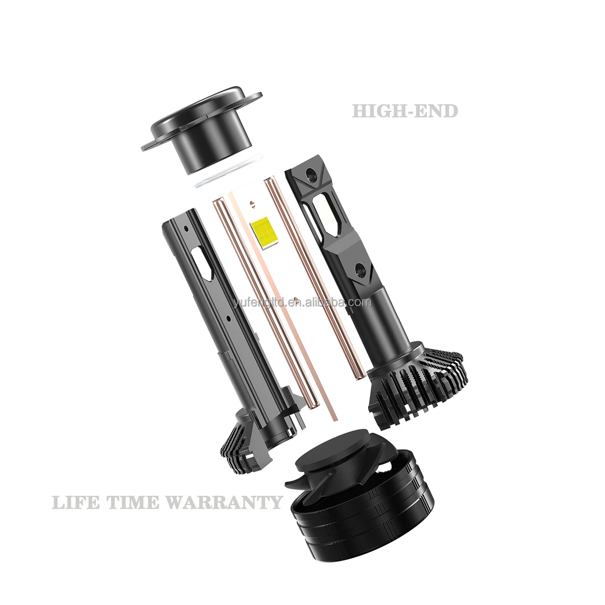 Ai Dual Copper 220W 45000LM H1 LED Headlights 4570 CSP Driver EMC Canbus Led Headlamps 9005 9006 9012 H7 H11 Led Headlight Bulbs