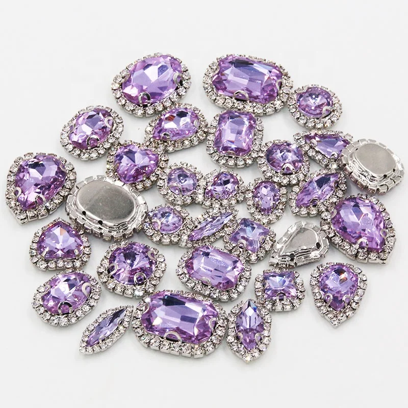 Mixed shape Fancy Stone Crystal Rhinestones For Jewelry Making