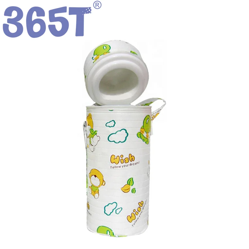 365T Red Personalized Single Water Warmer Insulated Baby Feeding Bottle Cooler Bag Bottle