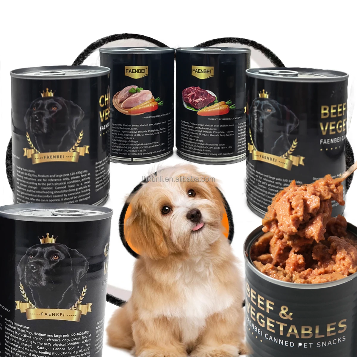 Chinese cheap pet snacks canned dog food dry pet food bulk tuna fish ginseng lysine wet cat food for cat