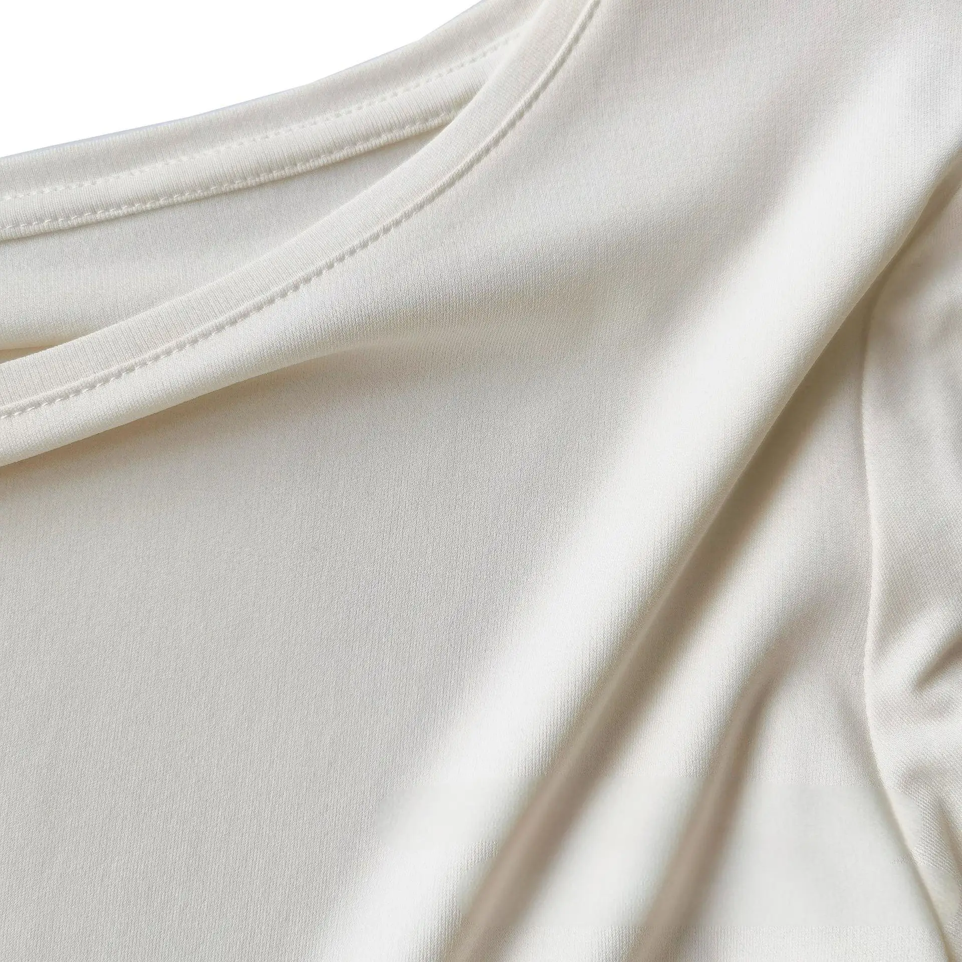 Customize Solid Color 100% Silk interlock fabric Soft Silk knitting fabric for T-Shirt/Clothes 130CM 145gsm 60s