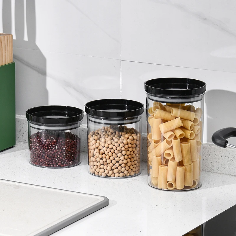 Sealed food storage container Plastic container with cover Plastic container for millet, red bean and peanut