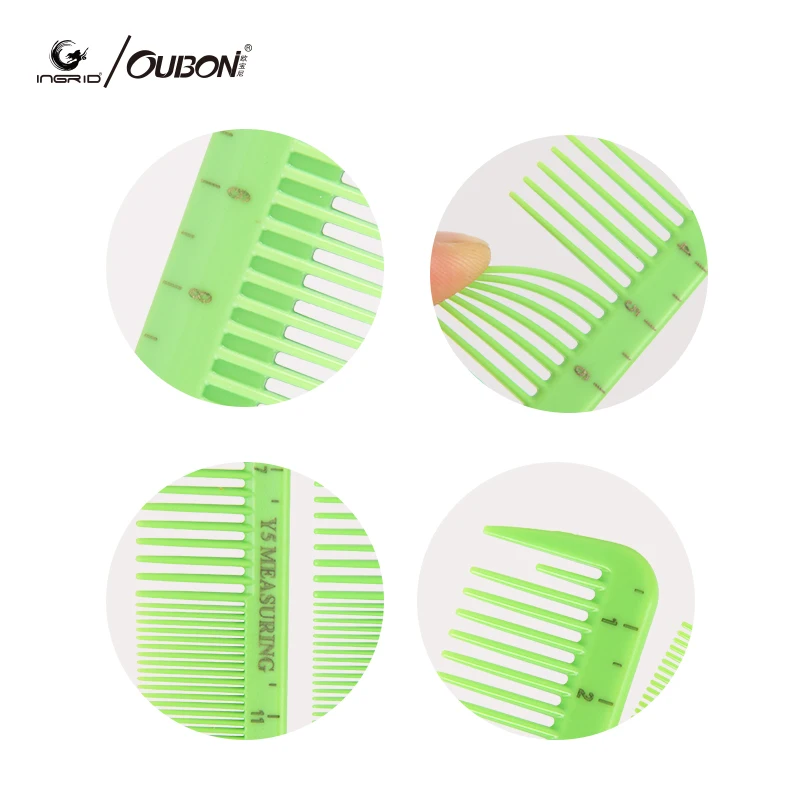 Salon Flattop Hair Cutting Comb Anti-static Detangle Hairdressing Brush