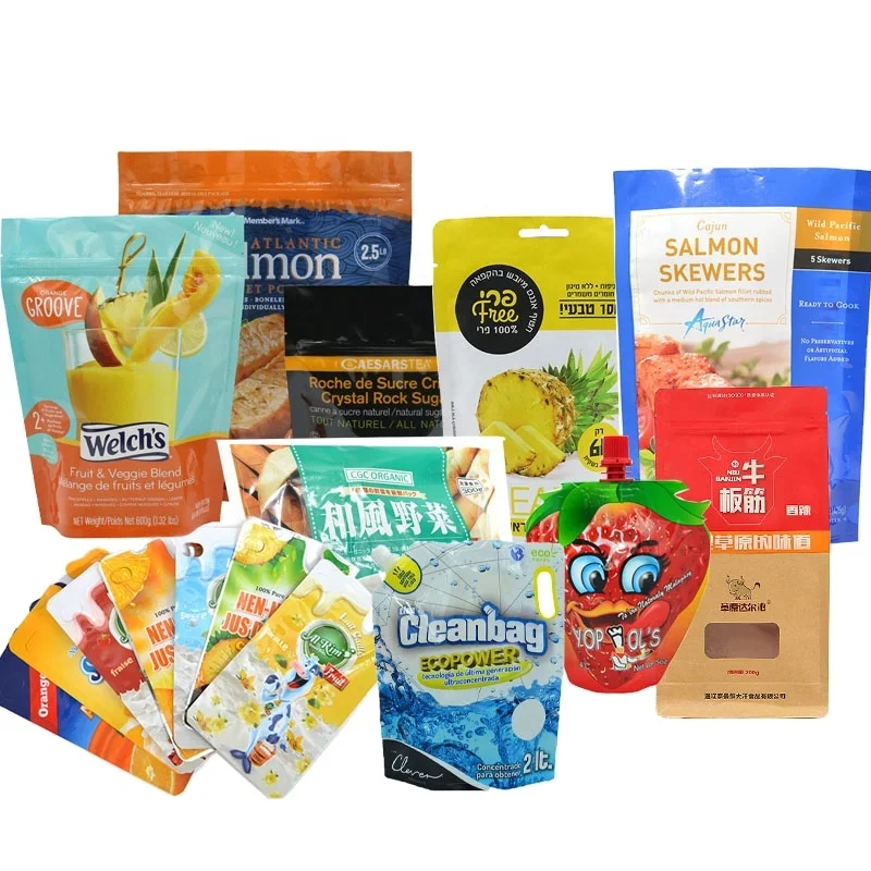 Customization design aluminium mylar with zip lock plastic foil food grade packaging bags stand up zip lock pouch  bag zipper