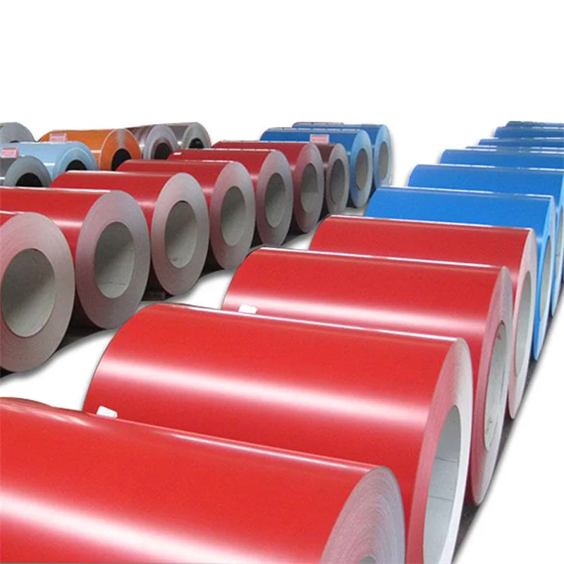 Factory hot sale red/blue/green/black/white color coated steel coil ppgi coil ppgl coil metal sheet for roofing sheet