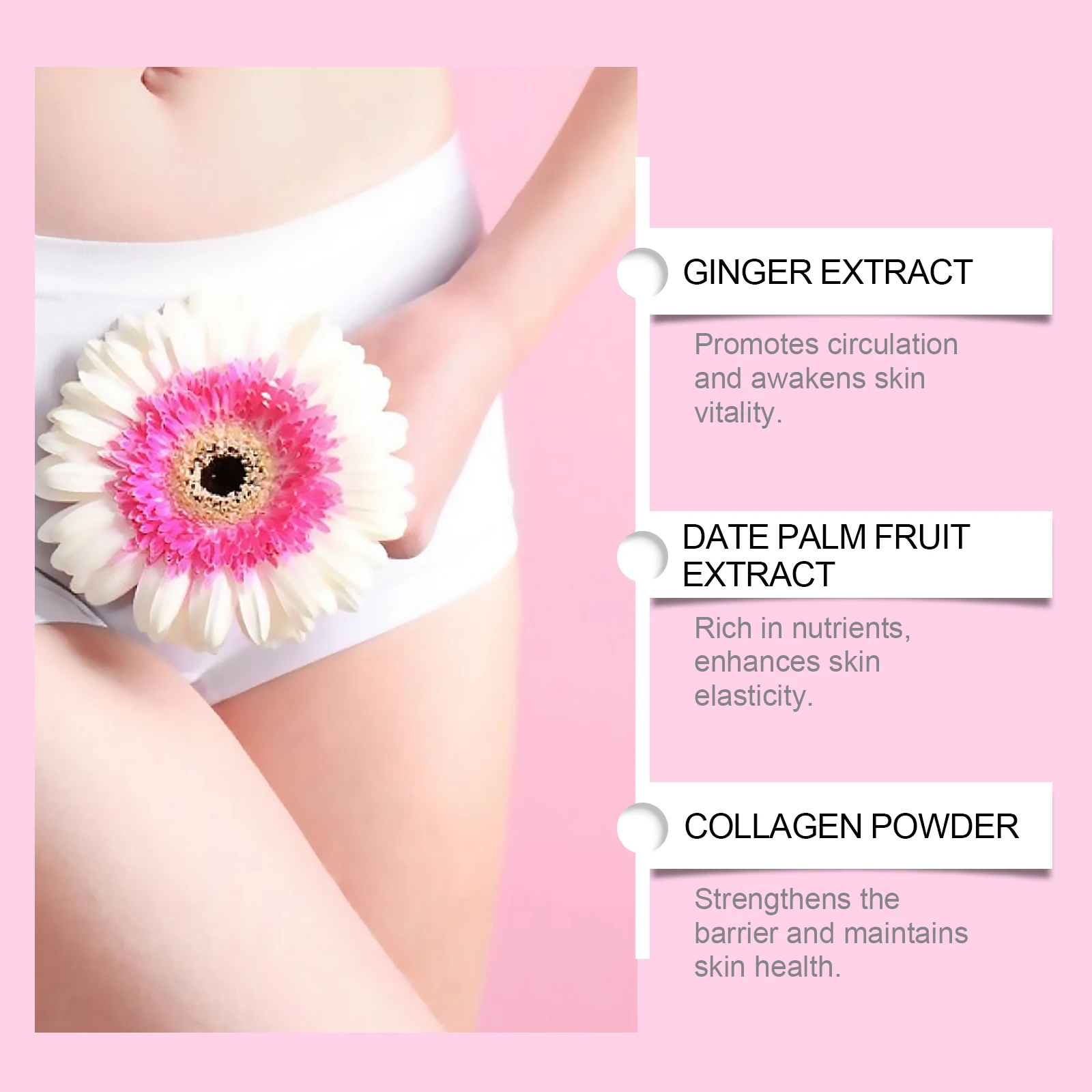 Repair No Preservatives Alcohol-Free Female Healthy Care Products Whitening T Pack Female Female Intimate Care Patch