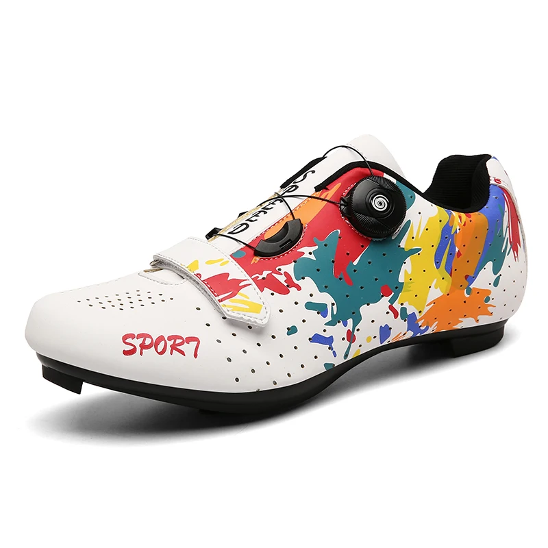 
Hot Selling High Quality OEM Design Custom Logo Mens Breathable Road Bike Cycling Shoes 