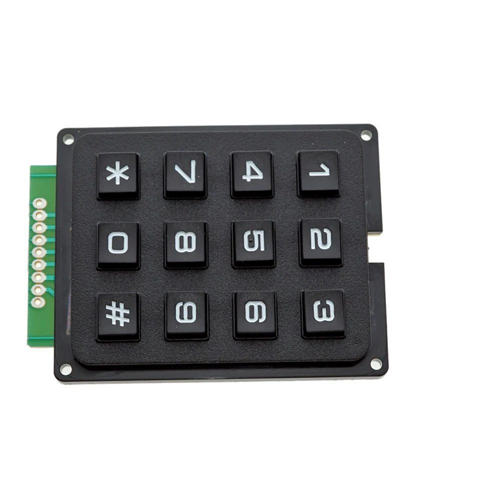  Okystar OEM/ODM 12 пластиковых кнопок переключатель 12-клавишная клавиатура 4X3 матричная модуль