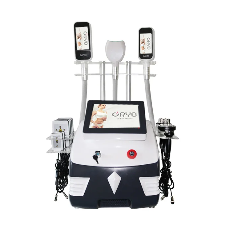New arrival 3 Cryo Handles Slimming Cryolipolysis Machine with 40K RF Cavitation System Cellulite Reduction with Cryotherapy