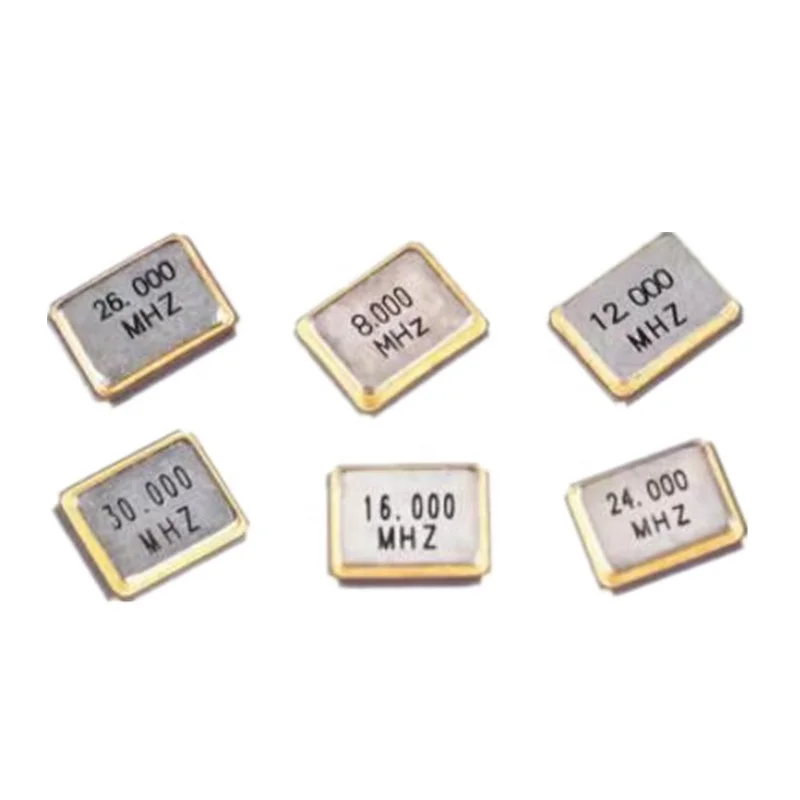 3225 SMD 4pin Passive Crystal Oscillator 4M 6M 8MHZ 10MHZ 11.0592MHZ 12MHZ 16MHZ 20MHZ 24MHZ 25MHZ 27M SMD Resonator Crystal