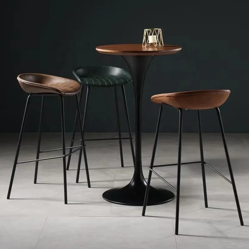 China factory producing wood and metal high round bar table for night club coffee pub and home bar high bar table cocktail