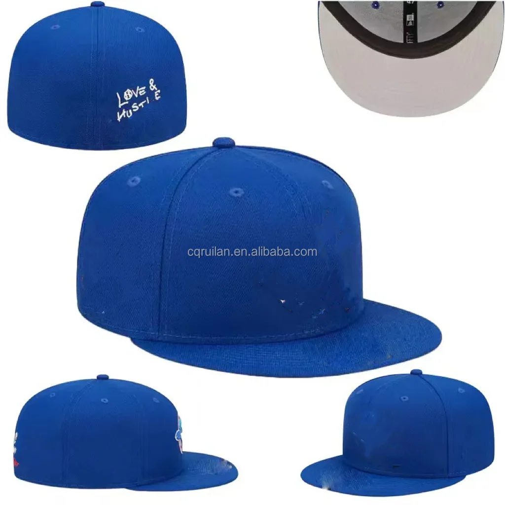 wholesale New MBL Era 59 FIFTY Team Flat Brim Cap Hat NFL Fitted Hat Football Team Vintage gorras para hombre original Baseball