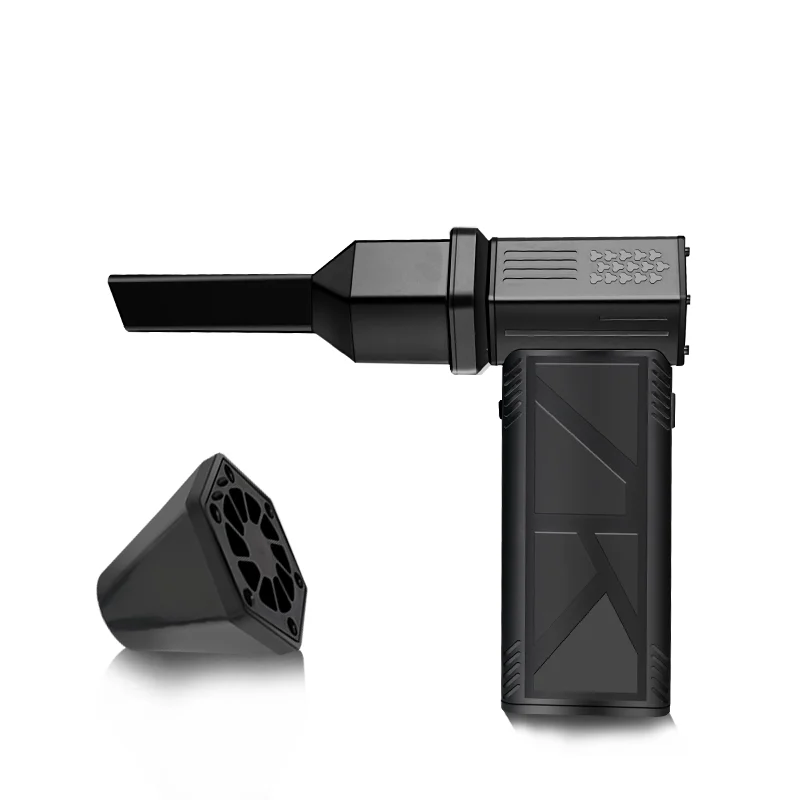 F.EASY.D Mini Turbo Jet Fan Turbine Air Duster 130000RPM Jet Turbo Fan Air BBQ Hair Dryer Mini Jet Fan