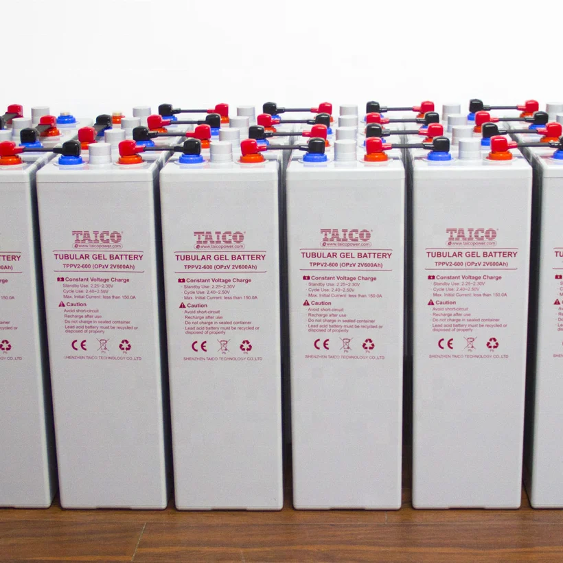 
TAICO Solar Off grid System 2V 1000Ah Lead Aicd GEL Batteries 