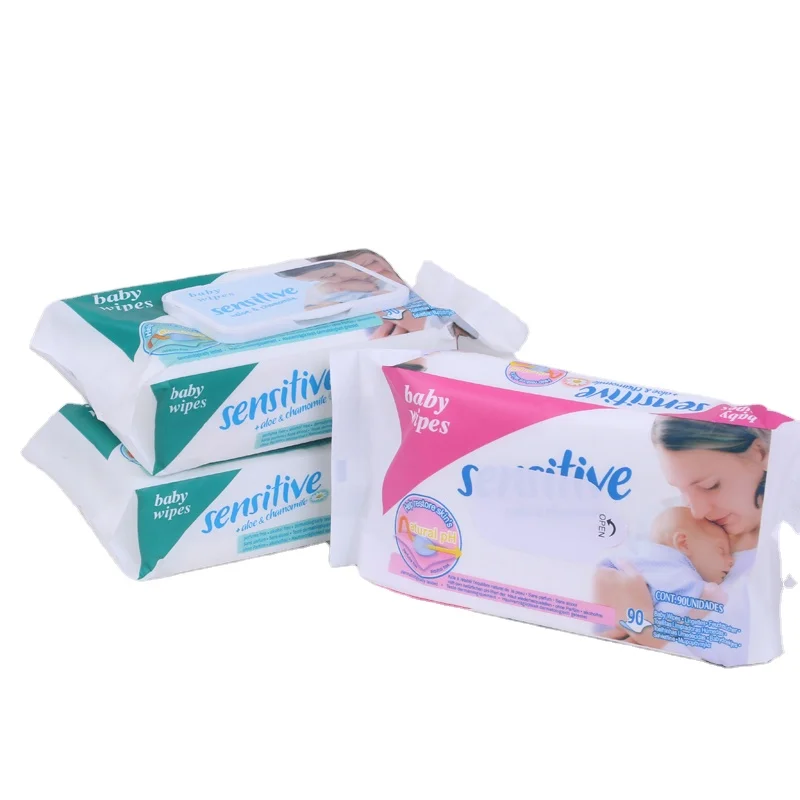 wholesale Custom Private Label Nonwoven Biodegradable Cleaning Wet Wipes Flushable Personal Hygiene Toilet Paper baby Wet Wipes (1600688657524)