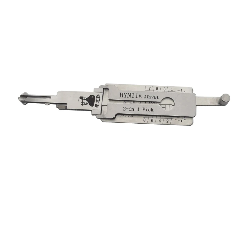 Lishi HYN11 2-in-1 pick Car Door Lock Pick Decoder Unlock Tool