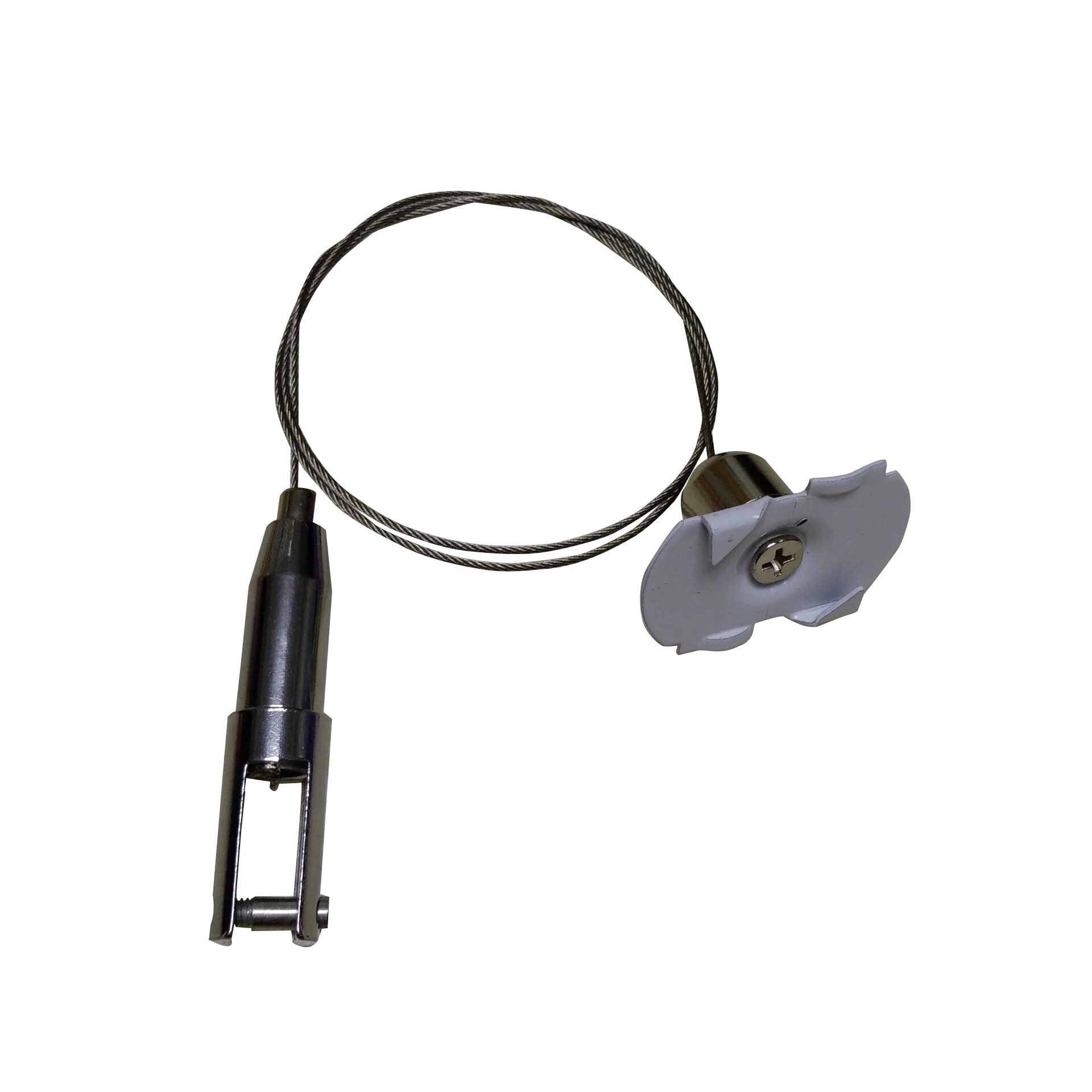 New fast delivery adjustable led lights hanging wire hanging system with safety clasp