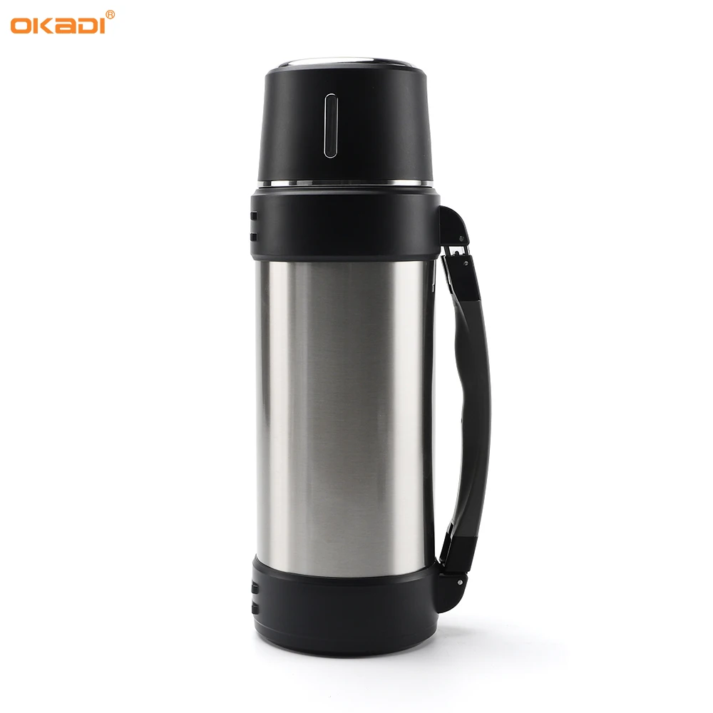 OKADI Wholesale Custom 304 Stainless Steel Insulated Thermal Thermos Tea Vacuum Coffee Travel Pot