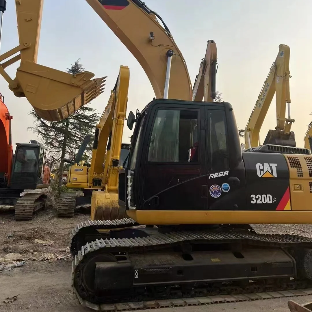 Оригинальный японский 90% новый мощный двигатель cat320D экскаватор б/у гусеничный 320 Экскаватор