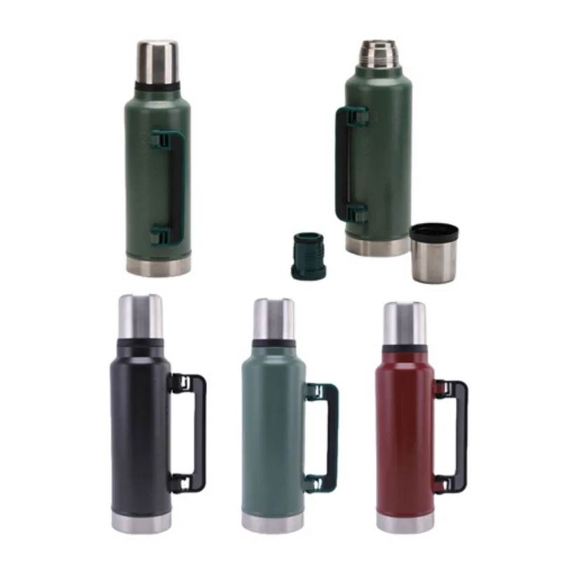 1L 1.4L Large Capacity BPA-Free Classic Vacuum Insulated Wide Mouth Bottle 18/8 Stainless Steel flask For Beverages  Hot Cold