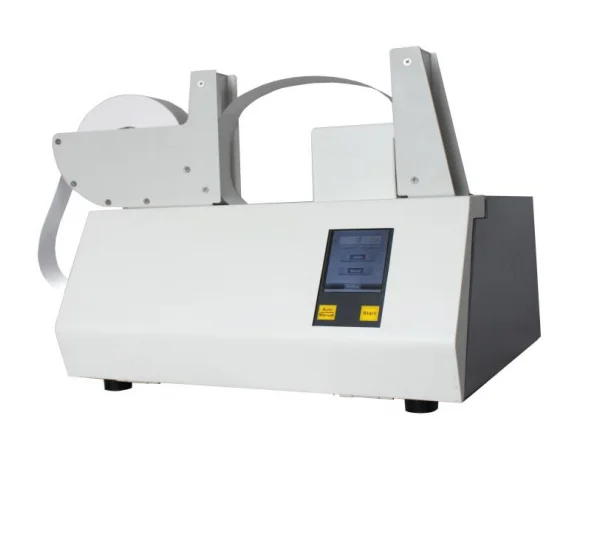 Best Selling Tabletop Tension Adjustable 30mm Wide Heat Sealing Strapping Money Machine for Bank