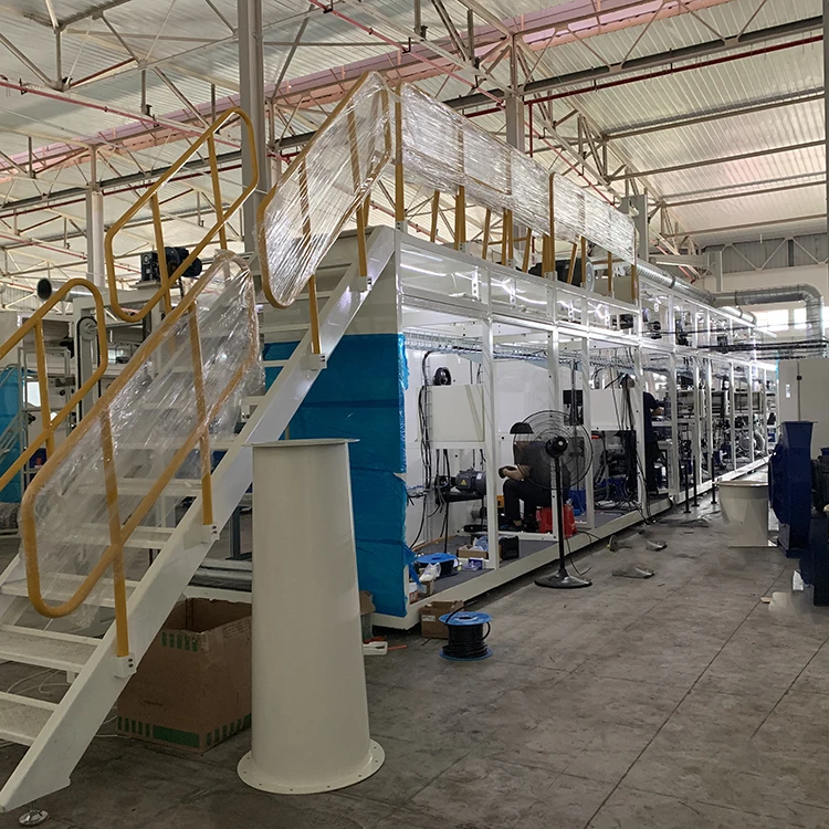 pet pads making machine fully automatic underpad making machine underpad machine production UNDERPAD PRODUCTION LINE