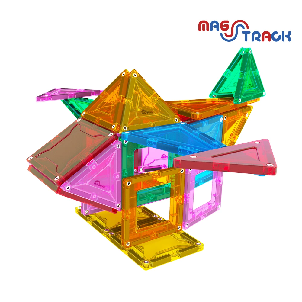 Magnetic Building Blocks STEM Baby Learning Educational Toys Custom Classic Magnetic Building Tiles