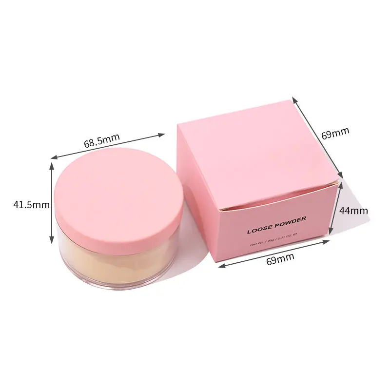 Makeup Face Setting Powder Vendor 21 Colors Private Label Vegan Long Lasting Waterproof Oil-Control Matte Loose Powder