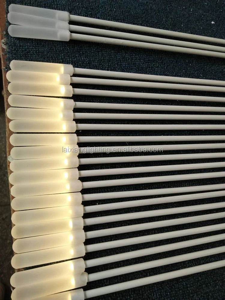 DC12 V warm white acrylic bar stainless pipe waterproof LED Reed Bionic Lamp