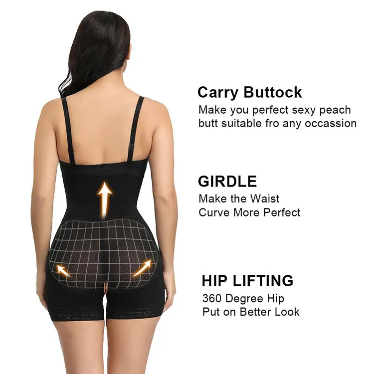 Nebility Detachable  Waist Traine  Control Body Shaper Thigh Slimmer Shapewear For Women