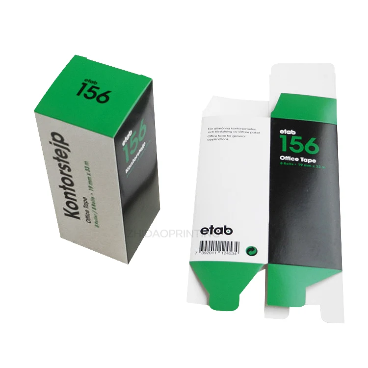 C1S коробка индивидуального размера Tuck Top Snap Lock Bottom (TTSLB) плоская упакованная коробка