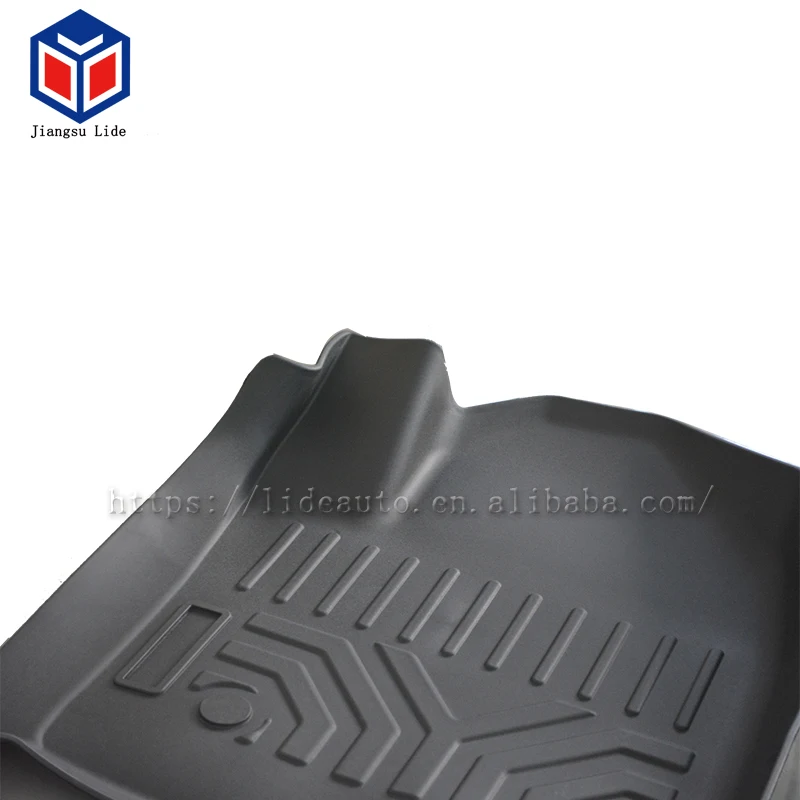 Автомобиль 2 ряда вкладыш из двух вещей черно-коврики для 2019 Silverado/Сьерра-1500 экипаж