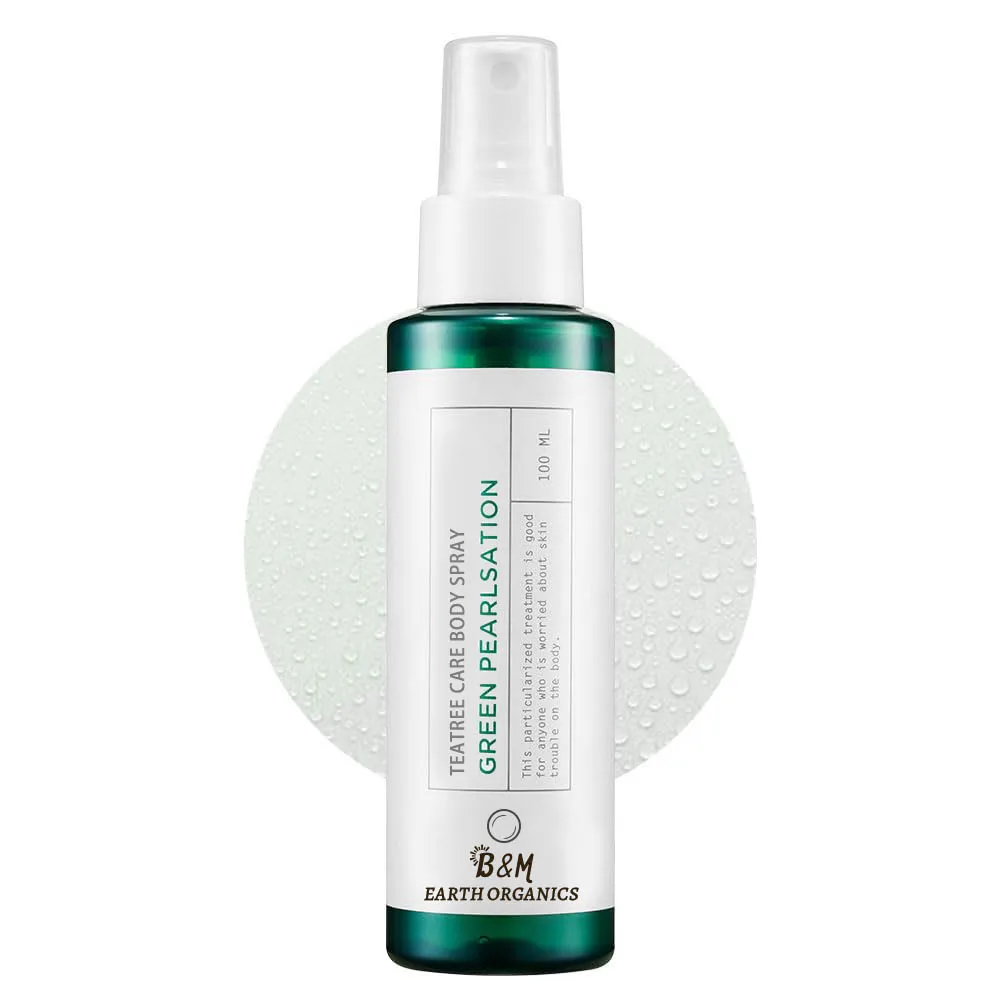 Body Moisturizer Mist Soothing and Calming the Skin with Cooling Tea Tree Extract