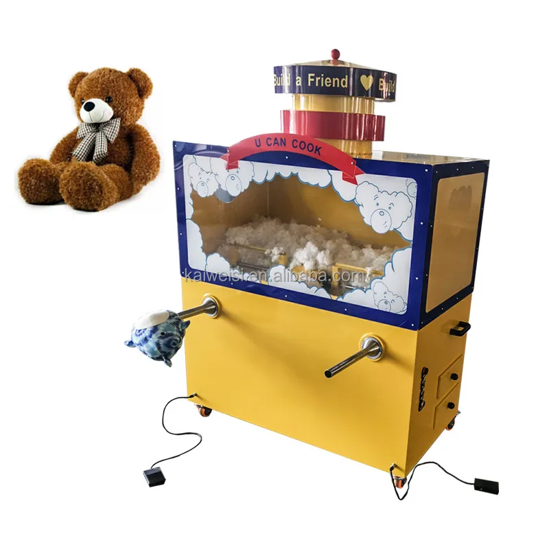 Automatic DIY Plush Toy Polyester Fiber Cotton Stuffing Filling Machine