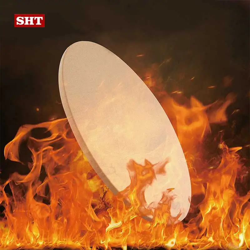 12 13 14 Inch Round Pizza Stone Cordierite Rectangle Customised Pizza Stone for Grill and Oven