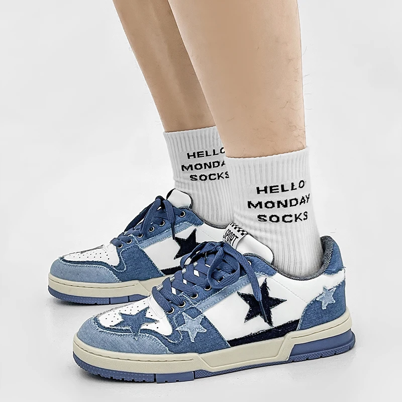 Fashion National Trend Star Skateboarding Shoes Accept Custom Unisex Sneakers For Men And Women Shoes Casual