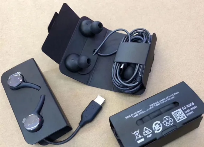Оптовая продажа оригинальные наушники-вкладыши для Akg USB C 3 5 мм нейлоновая стереогарнитура Для Samsung S8 S9 S10 S20 Note10 Note20