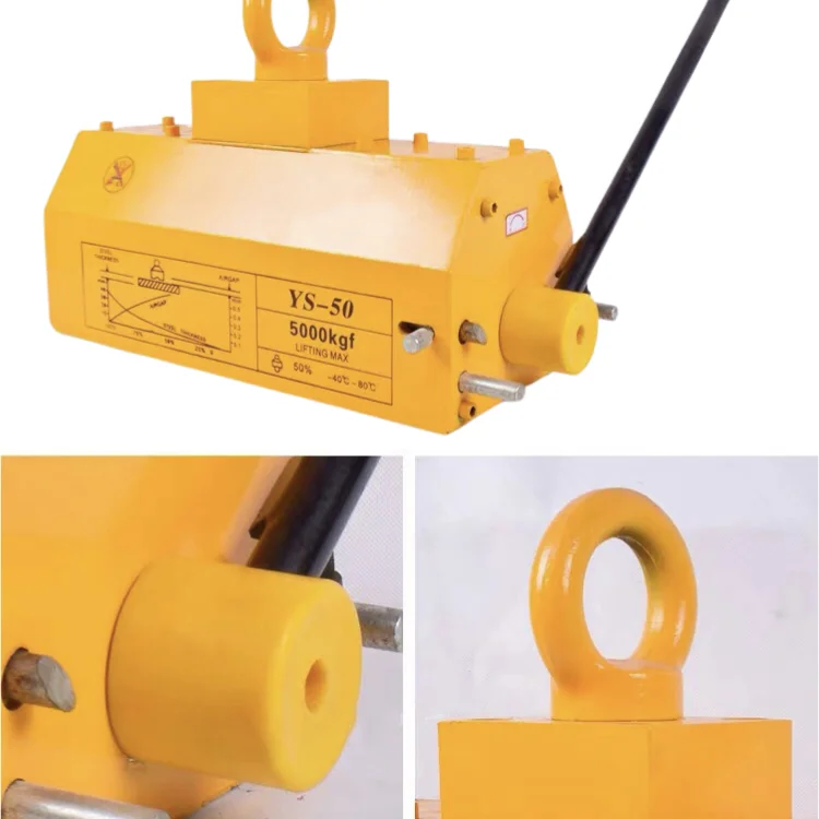 Permanent 600kg lifting magnet /magnetic lifter 5 ton for lifting / handing sheets steel