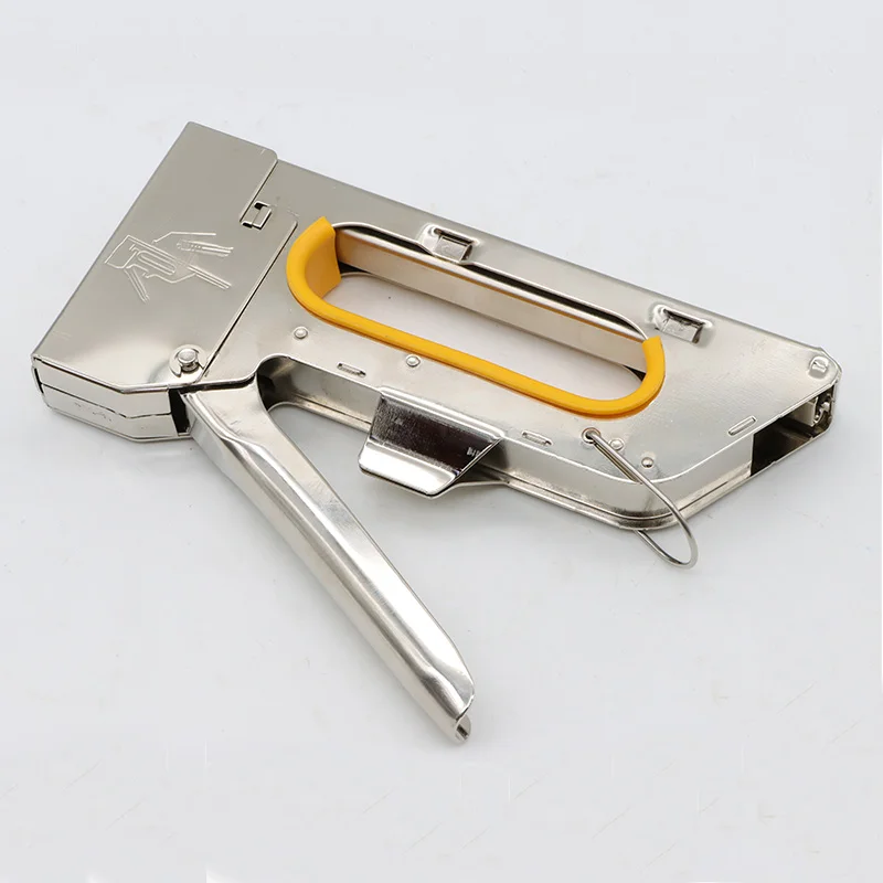 Portable Durable Home Upholstery Fixing Staple Nail Gun Manual Nose Air Pressure GS Staple Gun