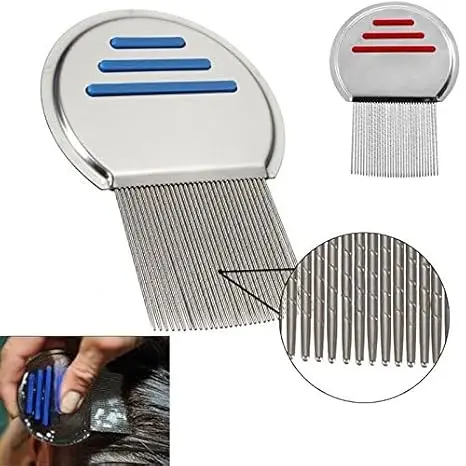 wholesale factory head metal nit eggs lice treatment comb